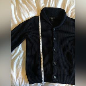 Nordstrom Men’s Shawl Collar Cardigan, Navy, size small